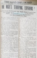 Photograph of newspaper article
